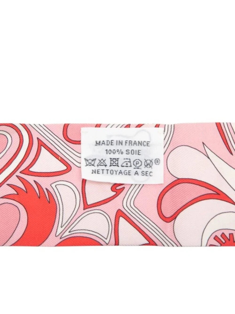 Hermes Twilly Ethnology Folkror Scarf Pink Silk - Picture 7 of 7